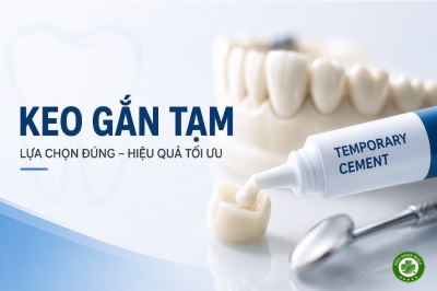 Xi măng gắn tạm trong nha khoa - cách lựa chọn phù hợp cho từng ca lâm sàng