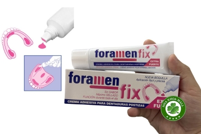 Keo dán hàm giả Foramen FIX – Giải pháp thay thế an toàn cho keo dán hàm Fixodent xách tay