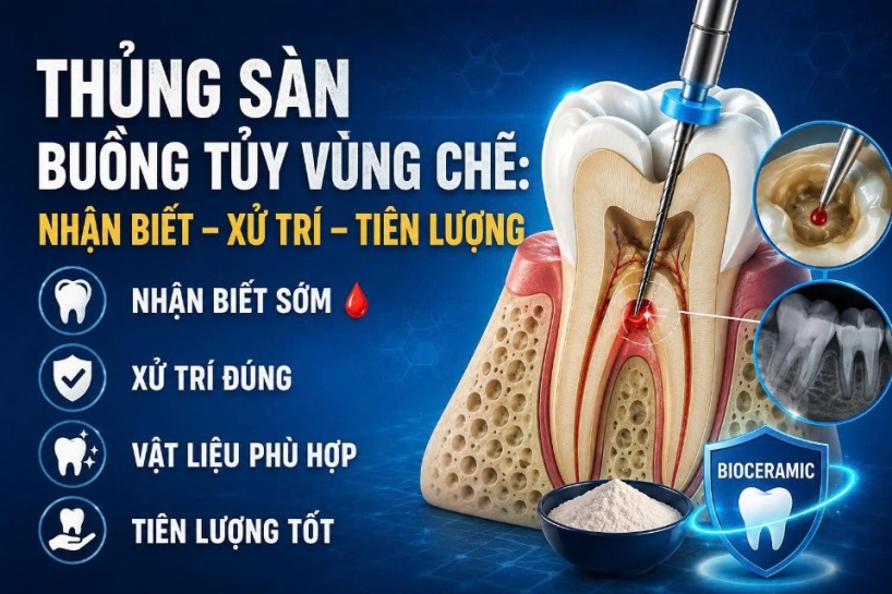 Thủng sàn buồng tủy: nhận biết sớm và xử trí đúng thời điểm