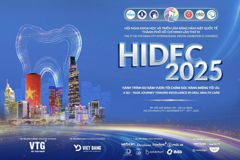 HIDEC 2025 | HỘI NGHỊ KHOA HỌC & TRIỂN LÃM RĂNG HÀM MẶT QUỐC TẾ TP. HỒ CHÍ MINH – LẦN III