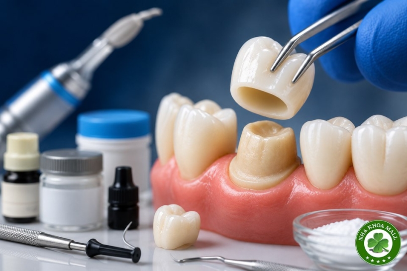 Sử dụng xi măng Fuji Cem cho phục hình zirconia