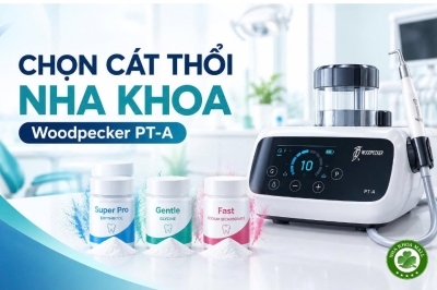 Hướng dẫn chọn cát thổi nha khoa Woodpecker PT-A theo nhu cầu điều trị